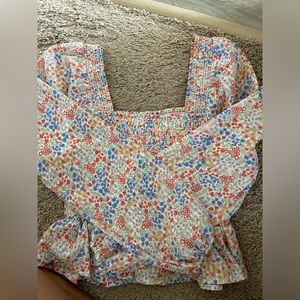 Women’s spring off the shoulder or square neck top